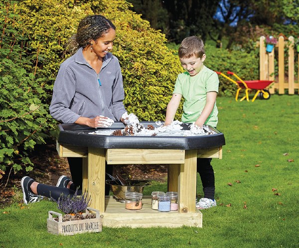 Outdoor Tuff Tray Activity Table