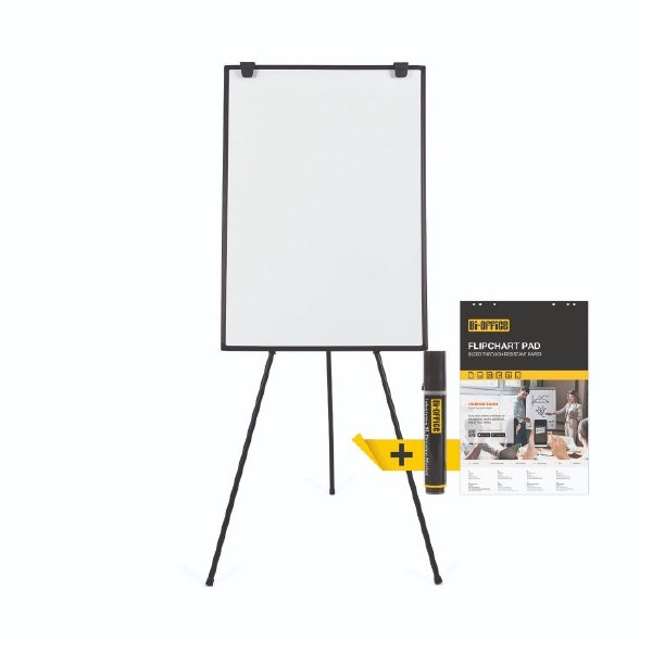 Bi-Office Maya Light Tripod Flipchart Easel