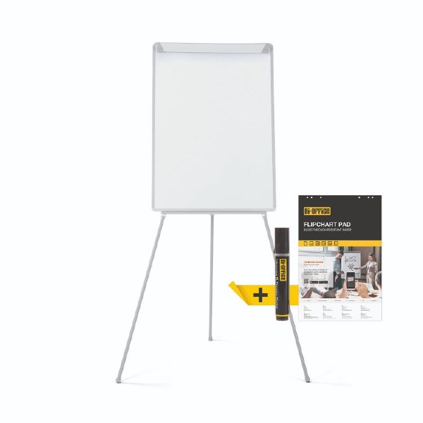 Bi-Office A1 Basic Tripod Flipchart Easel
