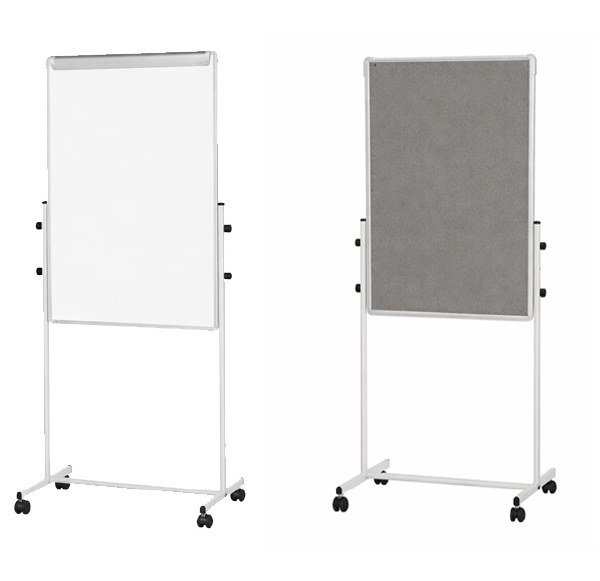 Bi-Office Duo Mobile Easel 1200 x 700mm