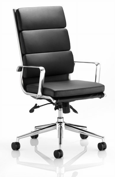 Savoy Executive Black Leather Chair