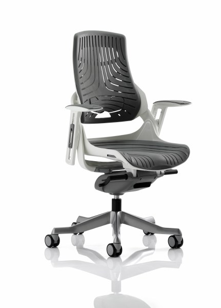 Zure Executive Chair Grey Elastomer