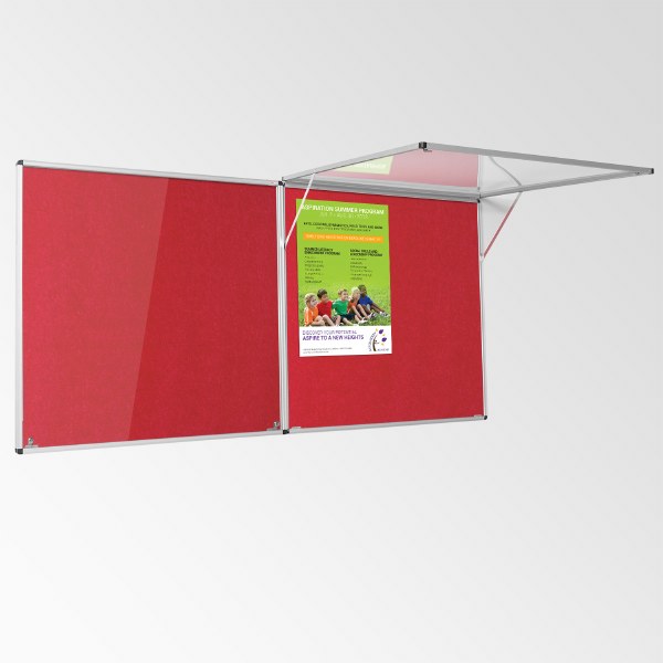 Eco-Colour Resist-a-Flame Corridor Tamperproof Board 900 x 1200mm RED