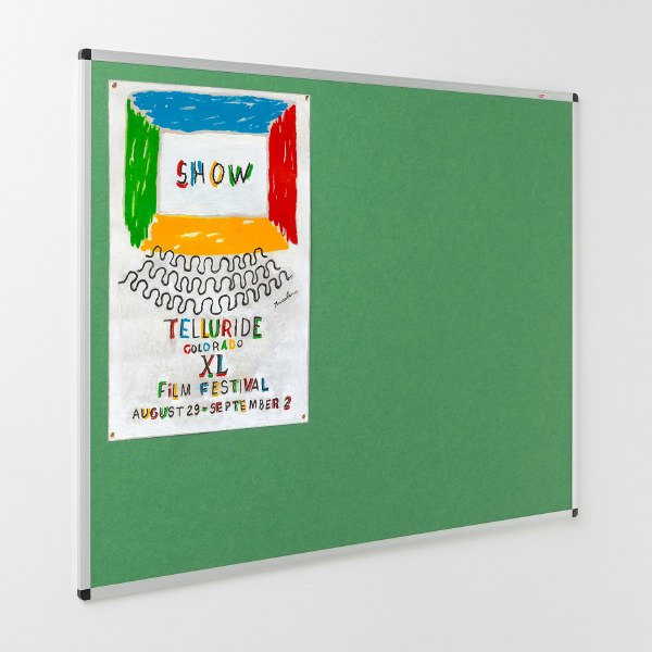 Eco-Colour Resist-a-Flame Aluminium Framed Noticeboards