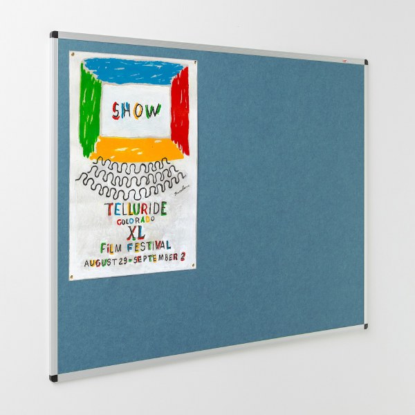 Eco-Colour Resist-a-Flame Aluminium Framed Noticeboards