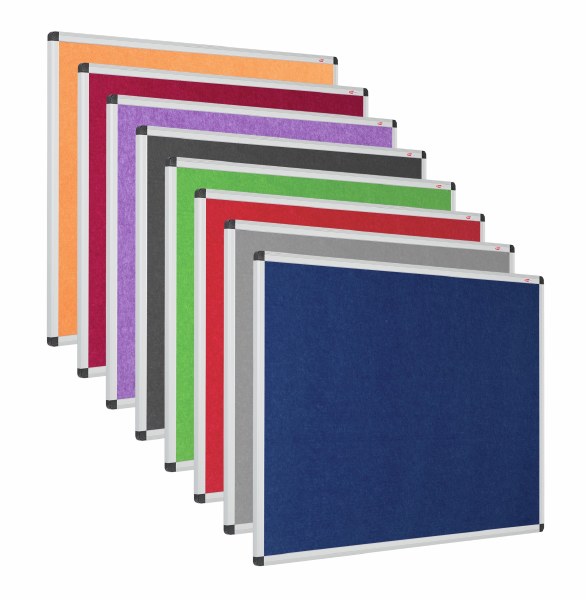 Eco-Colour Resist-a-Flame Aluminium Framed Noticeboards