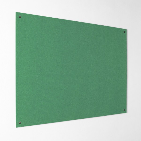 Eco-Colour Resist-a-Flame Frameless Noticeboard 1200 x 900mm GREEN