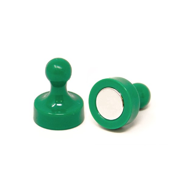 Boards Direct Super Strong Skittle Magnets Green Pack of 10