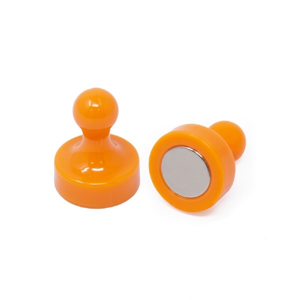 Boards Direct Super Strong Skittle Magnets Orange Pack of 10