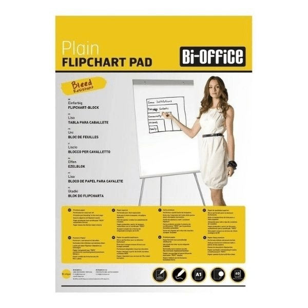 Economy Flipchart Pads A1, Pack of 5