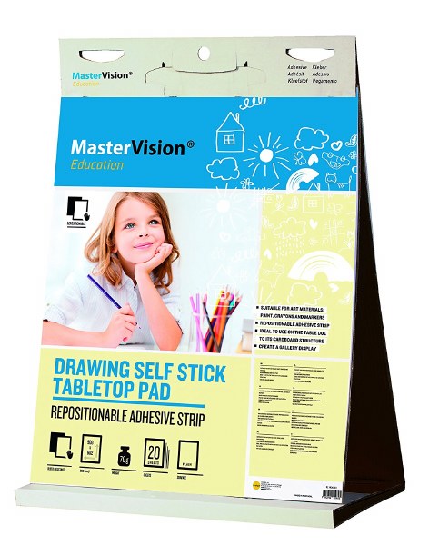 Bi-Office Table Top Flipchart Pad 500 x 585mm Pack of 6