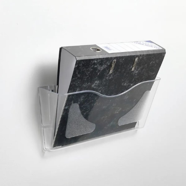 Deflecto Crystal A4 Landscape Literature Holder