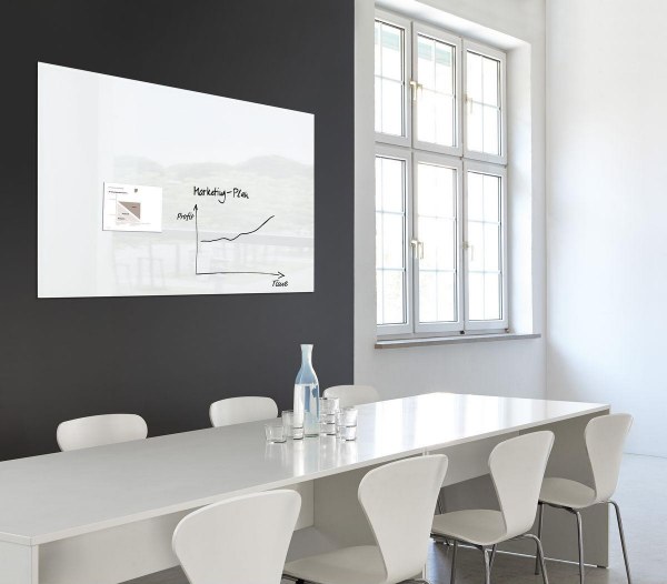 Glass whiteboard Artverum, Super White