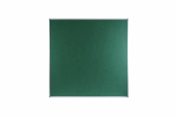 Boards Direct Felt Noticeboard Aluminium Frame 1200 x 1200mm GREEN