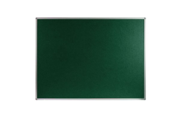 Boards Direct Felt Noticeboard Aluminium Frame 1200 x 900mm GREEN