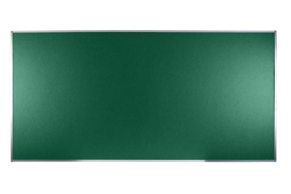 Boards Direct Felt Noticeboard Aluminium Frame 2400 x 1200mm GREEN