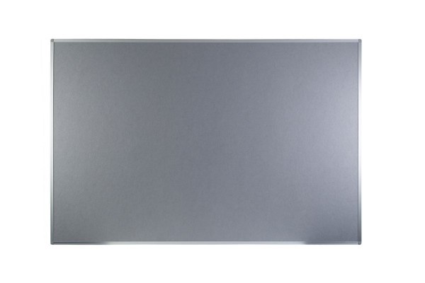 Boards Direct Felt Noticeboard Aluminium Frame 1800 x 1200mm GREY