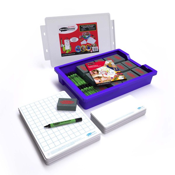 Show-me Gratnells Tray Kit with A4 Gridded Boards