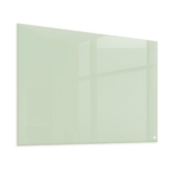 Casca Magnetic Glass Writing Board 1000 x 800mm, Green Ice