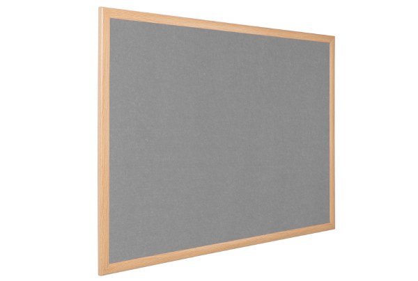 Felt Noticeboard with Oak Effect Frame