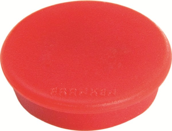 Franken Round Magnet 13mm Red Pack of 10