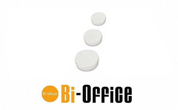 Bi-Office Magnets 20mm White, Pack of 10