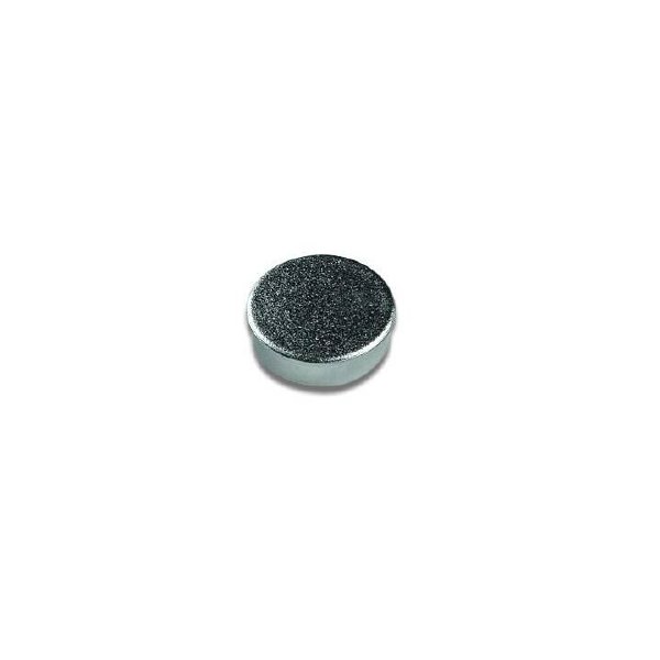 Bi-Office Magnets 25mm Silver, Pack of 10