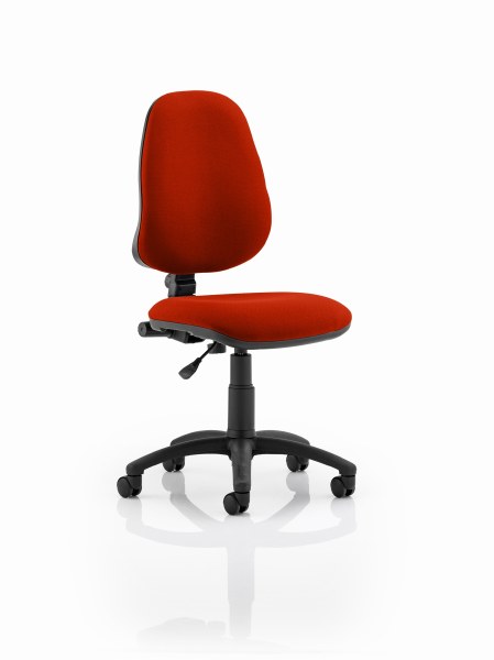 Eclipse 1 Lever Task Operator Chair Tabasco fabric