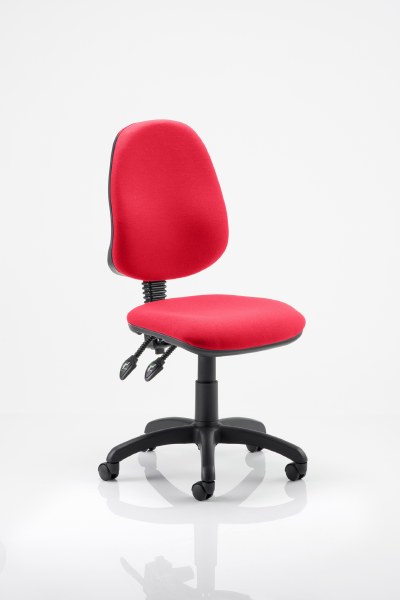 Eclipse 2 Lever Task Operator Chair Bergamot Cherry fabric