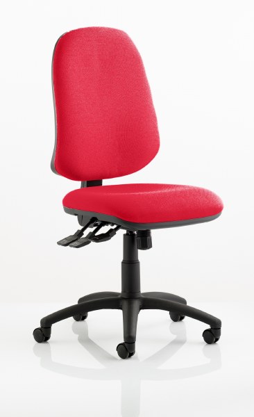 Eclipse XL 3 Lever Task Operator Chair Bergamot Cherry fabric
