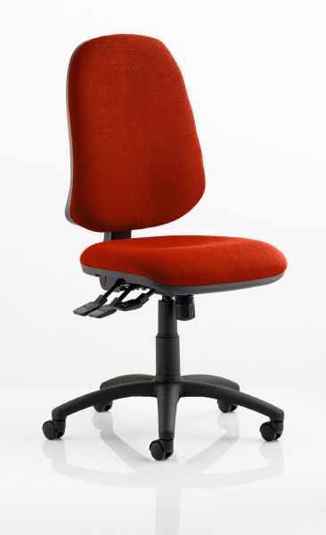 Eclipse XL 3 Lever Task Operator Chair Tabasco fabric