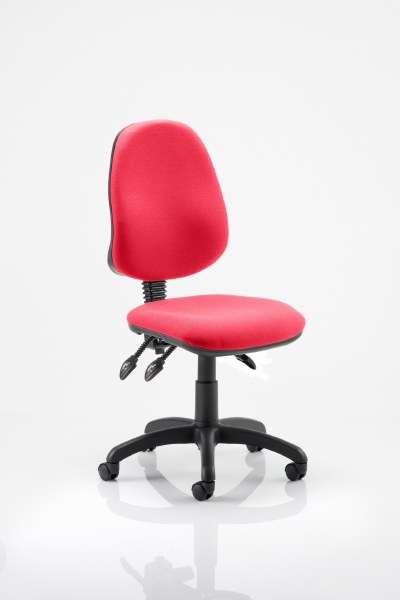 Eclipse 3 Lever Task Operator Chair Bergamot Cherry fabric