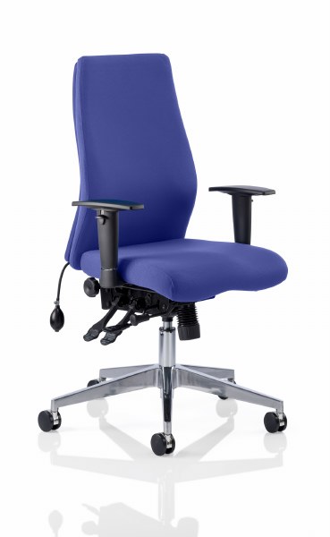 Onyx Posture Chair Stevia Blue Fabric