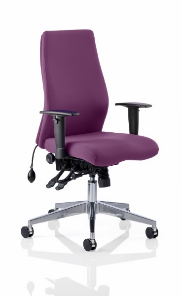 Onyx Posture Chair Tansy Purple Fabric
