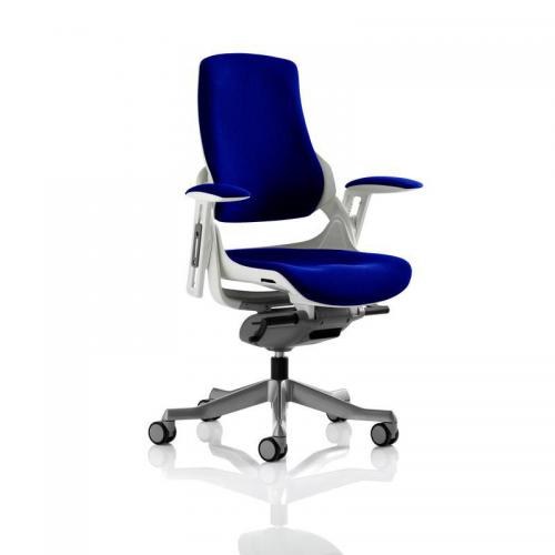 Zure Executive Chair Stevia Blue Fabric