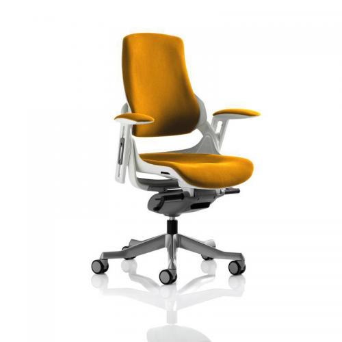 Zure Executive Chair Senna Yelllow Fabric