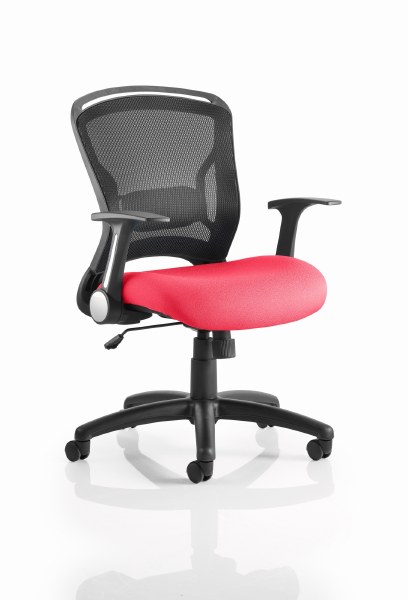 Zeus Mesh Back Operator Chair Bergamot Cherry Seat