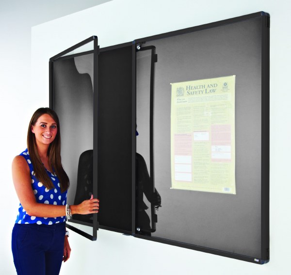 Coloured Frame Tamperproof Noticeboard