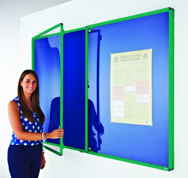 Coloured Frame Tamperproof Noticeboard