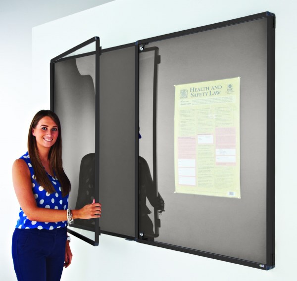 Coloured Frame Tamperproof Noticeboard