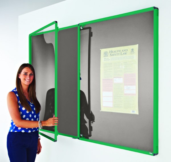 Coloured Frame Tamperproof Noticeboard