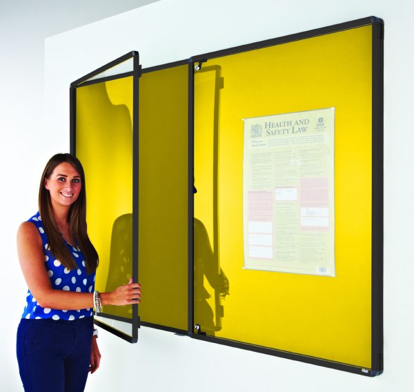 Coloured Frame Tamperproof Noticeboard