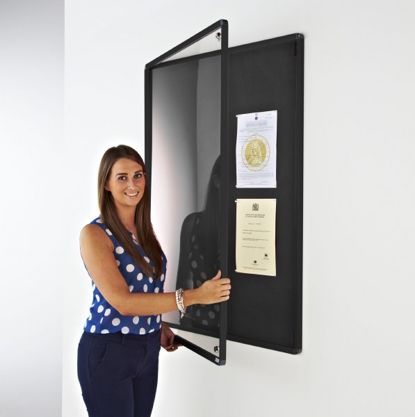 Coloured Frame Tamperproof Noticeboard