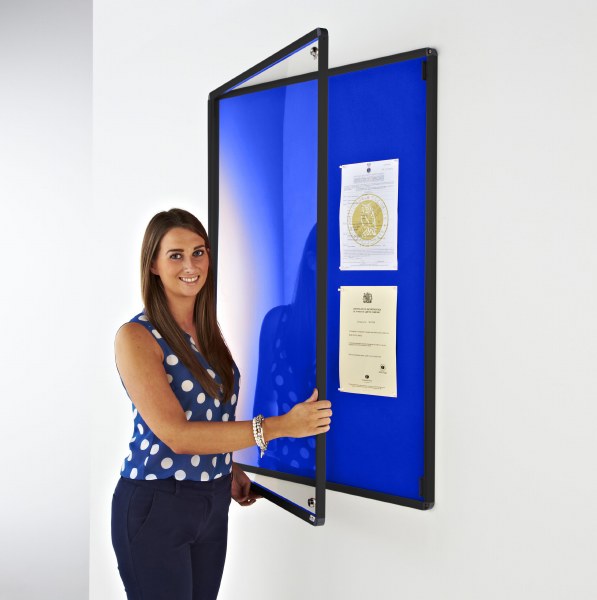 Coloured Frame Tamperproof Noticeboard