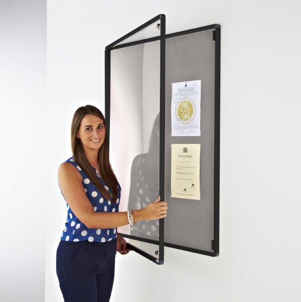Coloured Frame Tamperproof Noticeboard