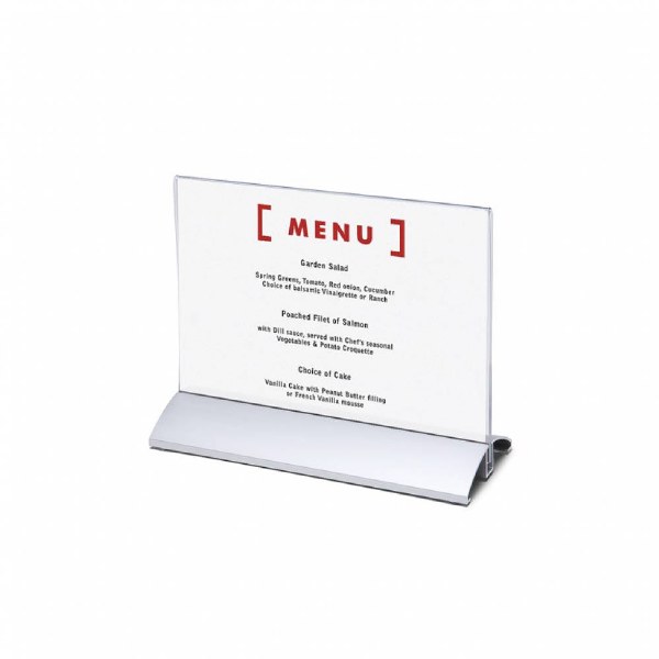 Premium Table-Top Menu Holder A5 Horizontal