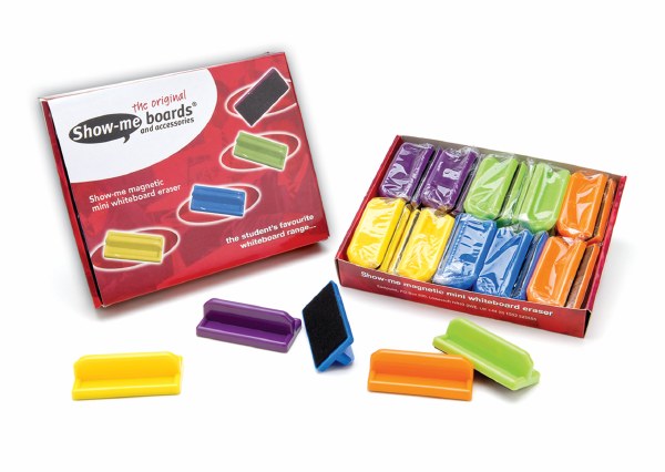 Show-Me Magnetic Erasers Box of 20