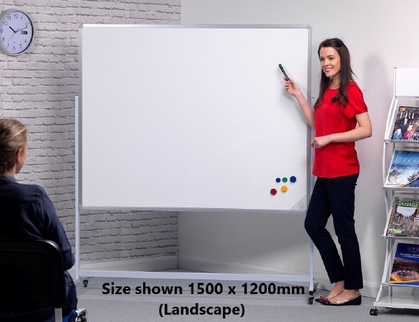 Mobile Double-Sided Whiteboards