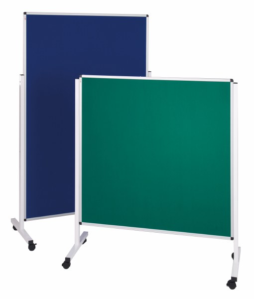 Height Adjustable Felt Mobile Noticeboards