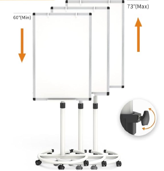 Economy Mobile Magnetic Flipchart Easel